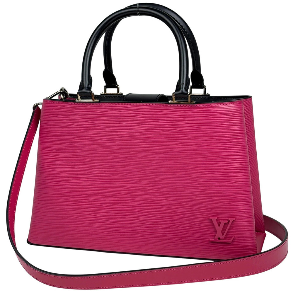 Louis Vuitton Kleber handbag Epi leather hot pink